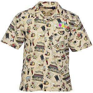 Tropical Print Camp Shirt Main Image