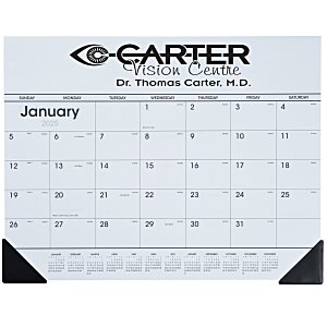 Desk Pad Calendar with Vinyl Corners Main Image