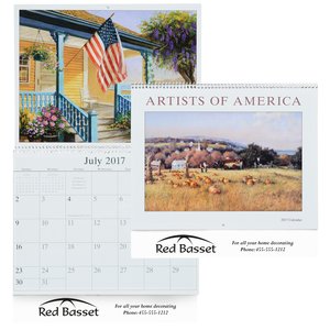 Artists of America 12-Month Calendar Main Image