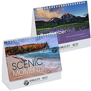Scenic Moments Tent-Style Desk Calendar Main Image
