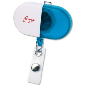 Pill Shaped Retractable Badge Holder Main Image