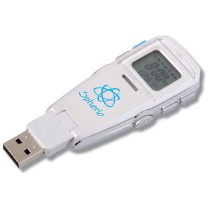 USB Flash Drive w/Clock - 1GB Main Image