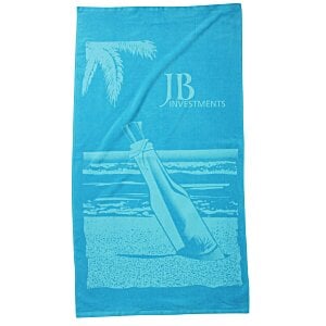Tone on Tone Stock Art Towel - Message in a Bottle Main Image