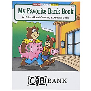 My Favorite Bank Coloring Book Main Image
