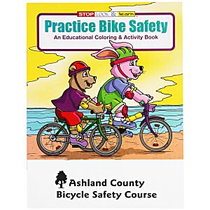 Practice Bike Safety Coloring Book Main Image
