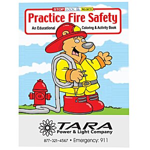 Practice Fire Safety Coloring Book Main Image