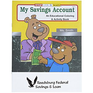 My Savings Account Coloring Book Main Image