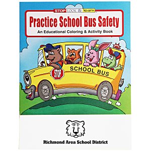 Practice School Bus Safety Coloring Book Main Image