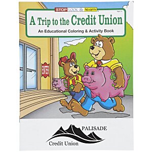 A Trip to the Credit Union Coloring Book Main Image