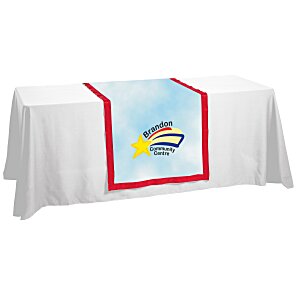 Serged Accent Table Runner - 28" - Full Color Main Image