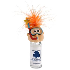 Goofy Head Hand Sanitizer - Snorkel Guy Main Image
