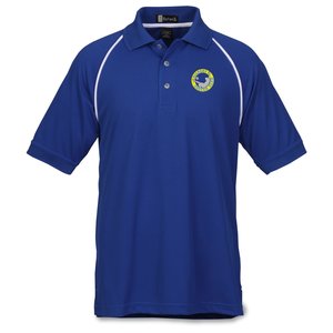 Moisture Management Polo with Piping - Men's Main Image