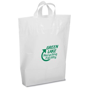 Oxo-Biodegradable Soft Loop Shopper - 18" x 15" Main Image