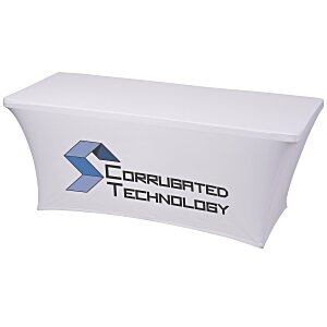 Hemmed Closed-Back UltraFit Table Cover - 6' Main Image