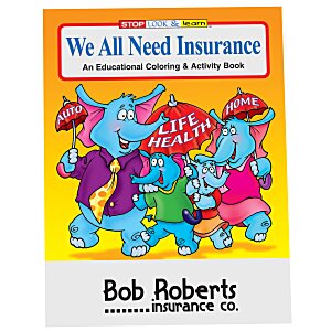 We All Need Insurance Coloring Book Main Image
