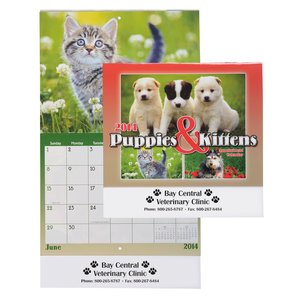 Puppies & Kittens 2014 Calendar - Stapled - Closeout Main Image