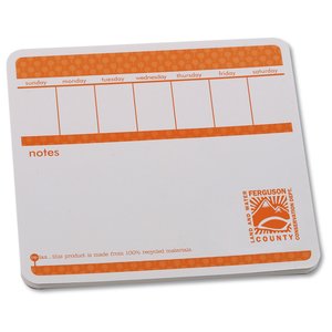 Note Paper Mouse Pad - Weekly - Recycled Main Image