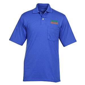 Jerzees SpotShield Jersey Shirt with Pocket Main Image