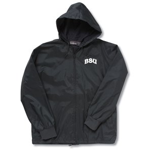 Zip Front Hooded Coaches Jacket - Screen Main Image