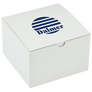 Gift Box - 6" x 6" x 4" - Gloss White Main Image