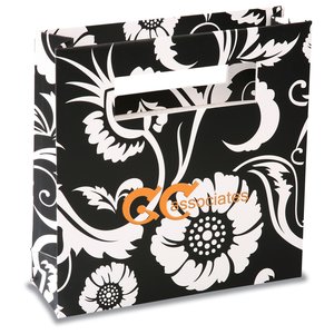 Rectangle Handle Gift Bag - 8" x 8" - Paisley Main Image