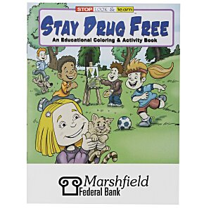 Stay Drug Free Coloring Book Main Image