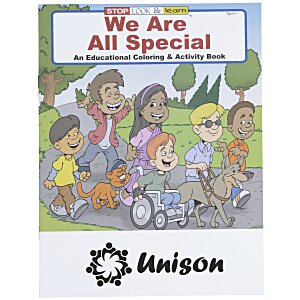 We Are All Special Coloring Book Main Image