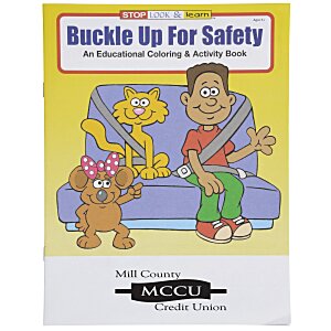 Buckle Up For Safety Coloring Book Main Image