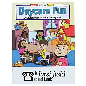 Daycare Fun Coloring Book Main Image