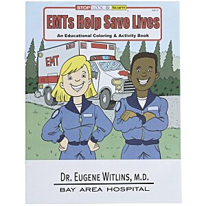 EMT'S Help Save Lives Coloring Book Main Image