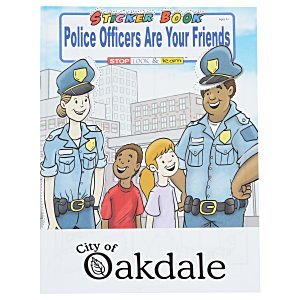 Police Officers Are Your Friends Sticker Book Main Image