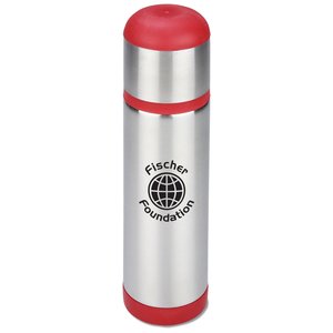 Color Accent Stainless Vacuum Bottle - 16 oz. Main Image
