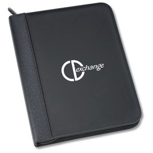 Zipper Closure Ring Binder Folio Main Image
