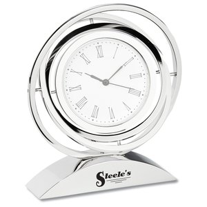 Chrome Spinner Clock Main Image