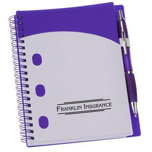 File-A-Way Notebook w/Pen - Brights Main Image