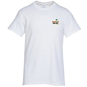 Gildan 6 oz. Ultra Cotton T-Shirt - Men's - Embroidered - White Main Image