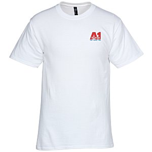Hanes Beefy-T - Embroidered - White Main Image