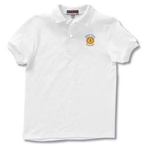Jerzees Spotshield Jersey Knit Shirt - Youth - White Main Image
