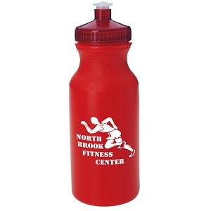 Sport Bottle with Push Pull Cap - 20 oz. - Colors - 24 hr Main Image