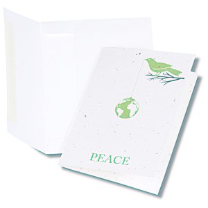 Seeded Holiday Card - Peace Main Image