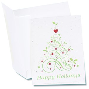 Seeded Holiday Card - Happy Holidays Main Image