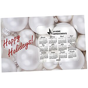 Greeting Card with Magnetic Calendar - Ornaments Main Image