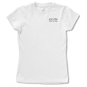 Anvil Organic 4.5 oz. Ringspun T-Shirt - Ladies' - Whites Main Image