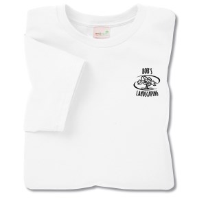 Anvil Organic T-Shirt - Men's - Screen - White Main Image