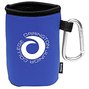 Collapsible Koozie® Can Cooler with Carabiner Main Image