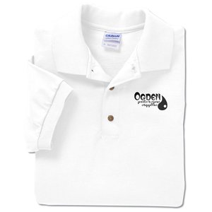 Gildan Cotton Jersey Sport Shirt - Screen - White Main Image