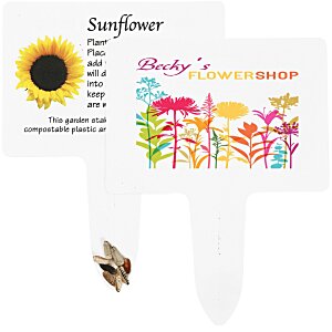 Compostable Seed Stakes - Sunflower Main Image