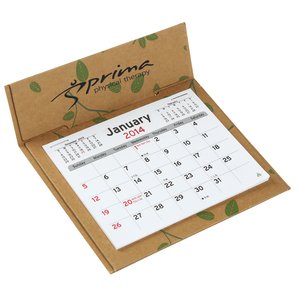 V Natural 3 month Jumbo Pop-up Calendar - Leaves Main Image