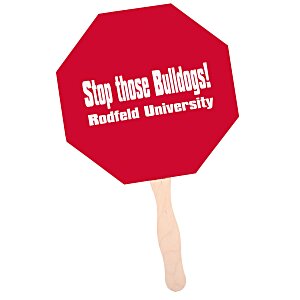 Hand Fan - Stop Sign Main Image