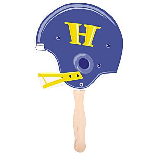 Hand Fan - Football Helmet - Full Color Main Image